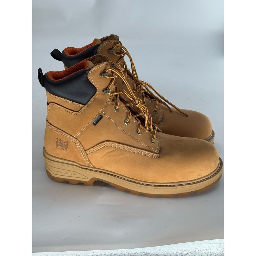 Timberland Work Boots Size 13 Tan Waterproof